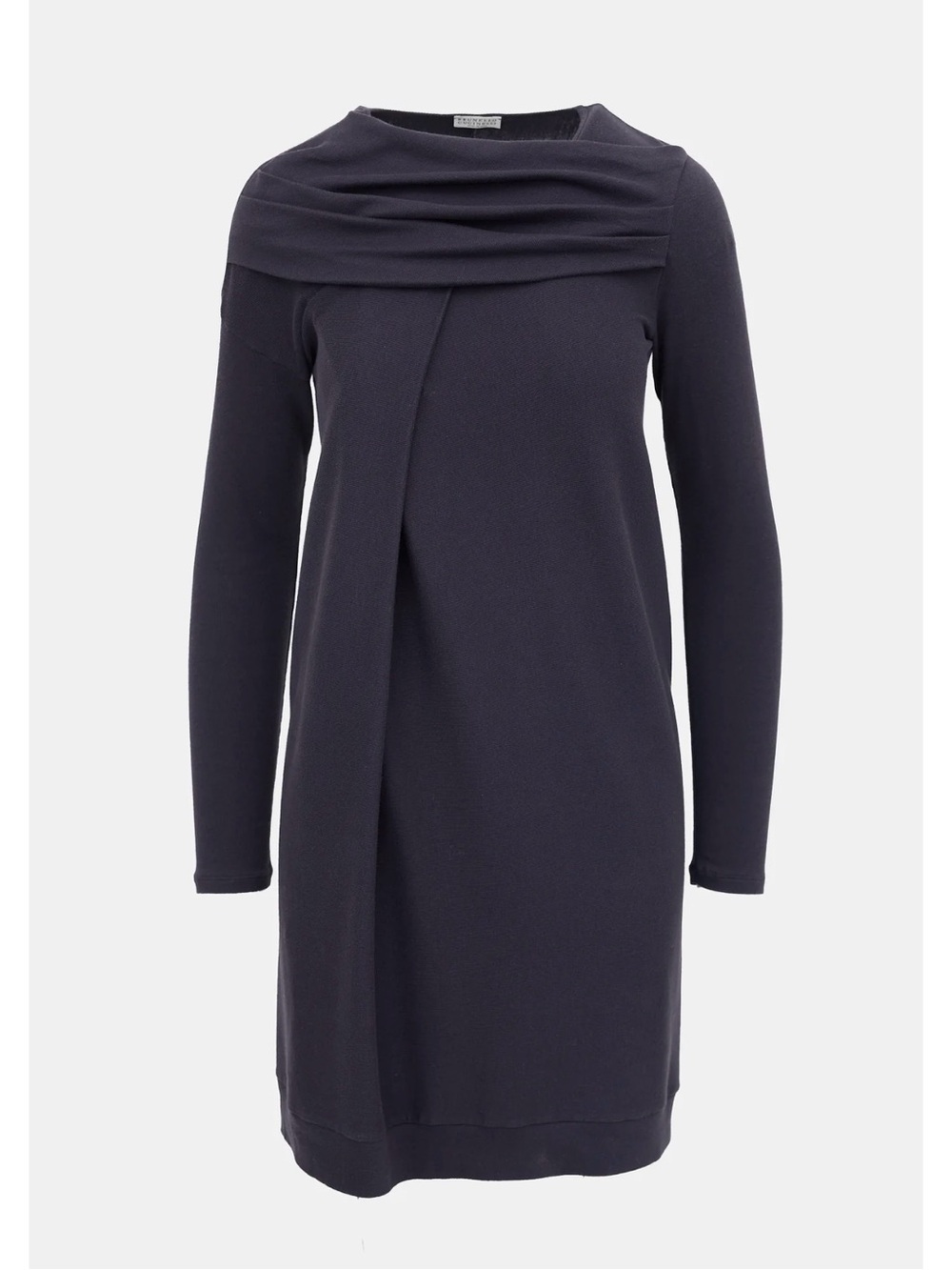 Brunello Cucinelli Drape Dress Navy Size Small